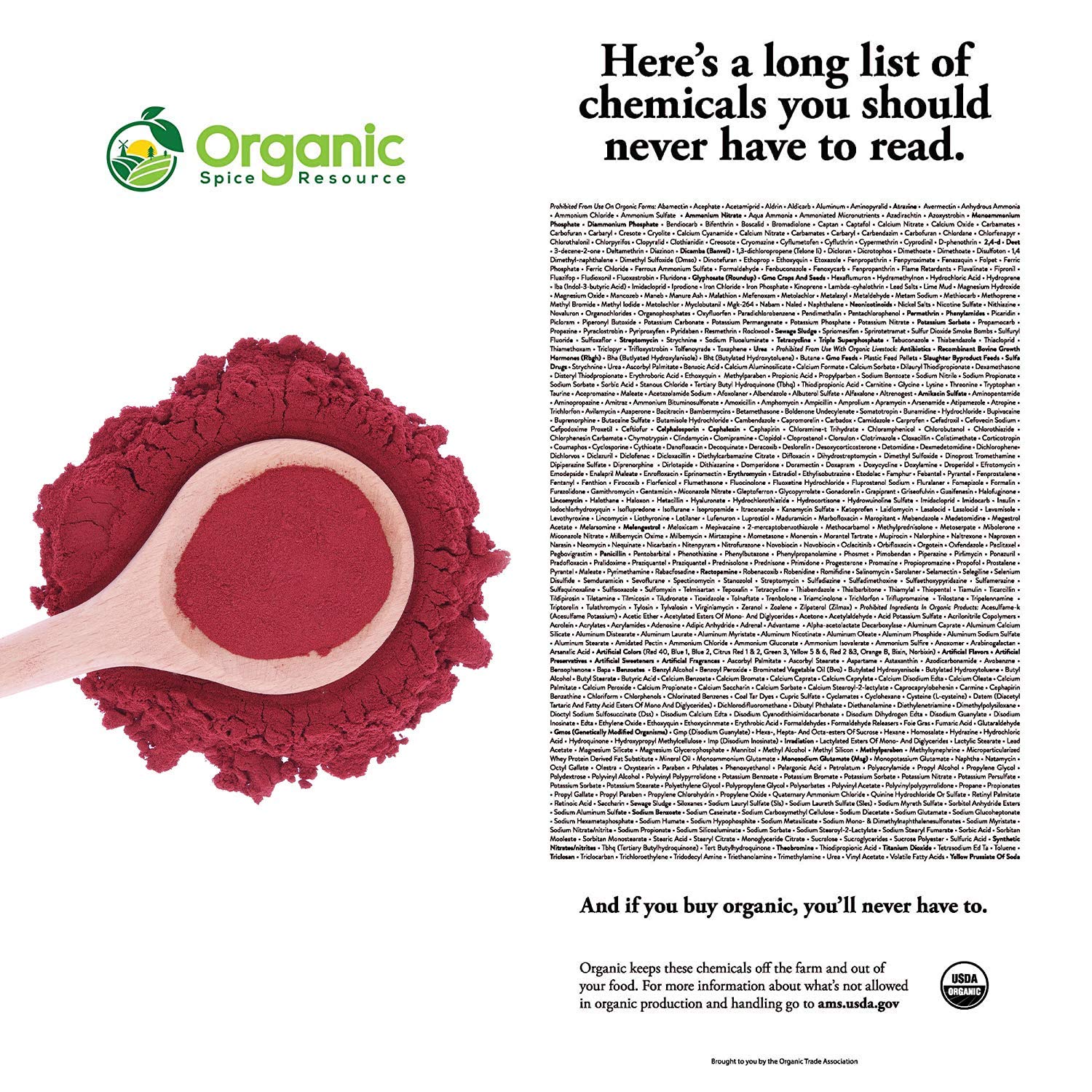 Organic Beet Root Powder | 8 oz or 226g | USDA Organic Approved, Raw and Non GMO Organic Spice ResourceBuy Supplements Australia