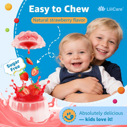Toddler Multivitamin Gummies with Iron, Omega-3, ARA, Calcium, Prebiotic | Methylated Vitamins for Kids Ages 2+ | Overall Support | LILICAREBuy Supplements Australia