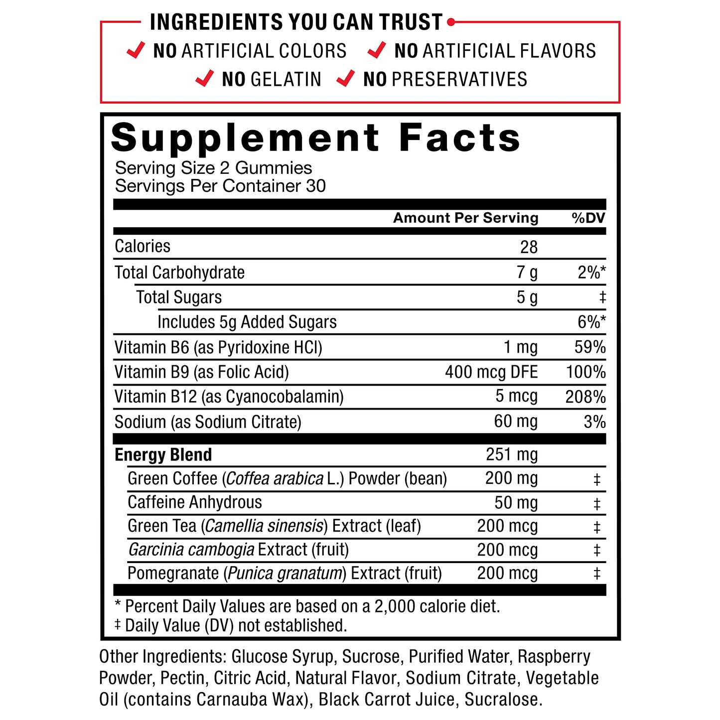 Force Factor LeanFire Thermo Gummies with B12 Vitamins, Caffeine, & Green Coffee Bean Force FactorBuy Supplements Australia