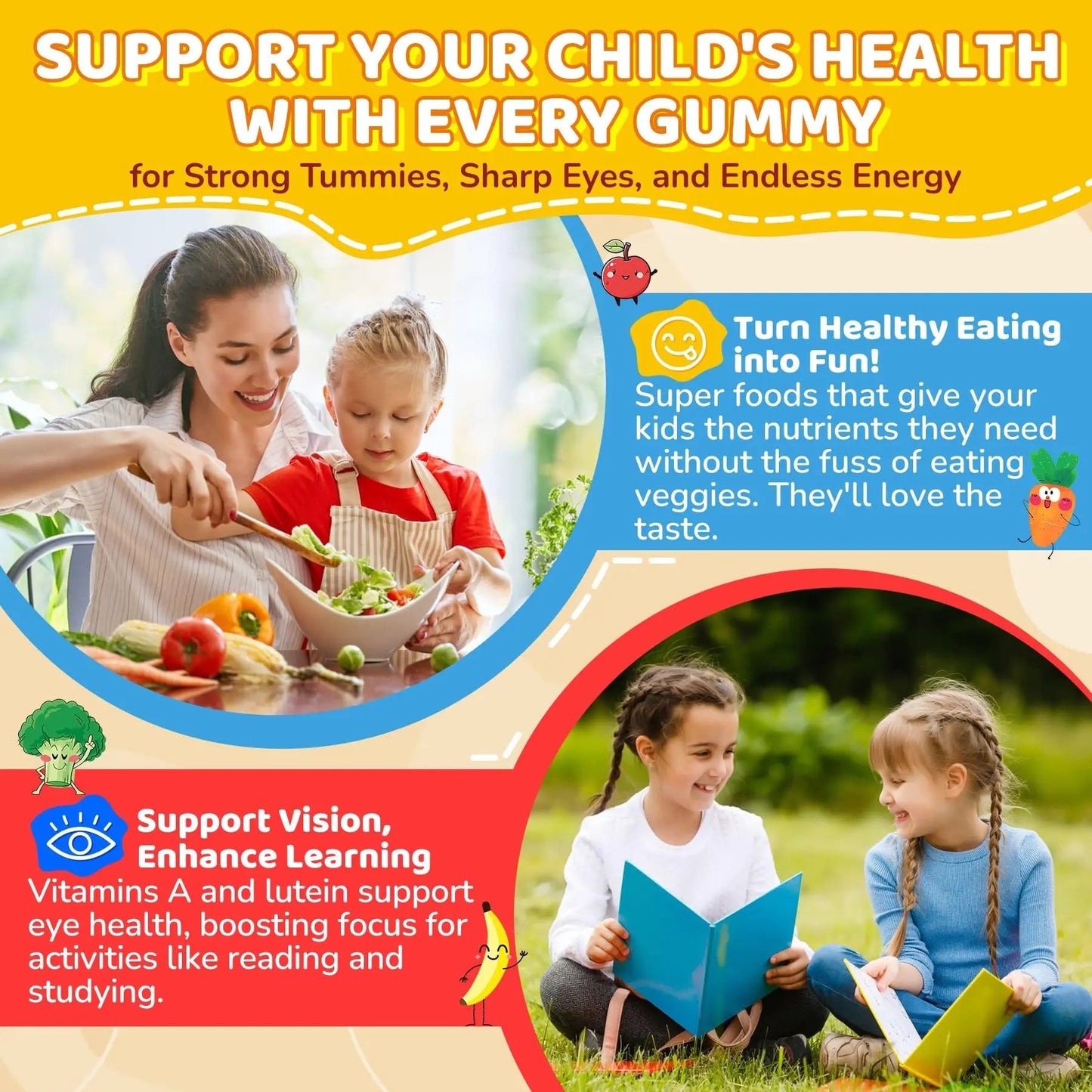NEVISS Multivitamin for Men & Probiotics for Kids Teen + Veggie & Fruit Fiber Gummies NEVISSBuy Supplements Australia