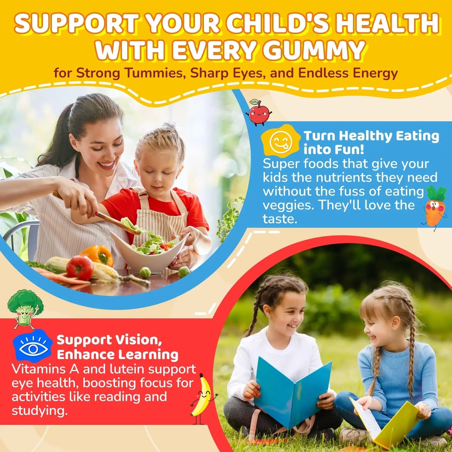 NEVISS Multivitamin for Men & Probiotics for Kids Teen + Veggie & Fruit Fiber Gummies NEVISSBuy Supplements Australia