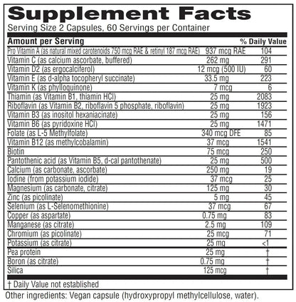 Vitanica Vegan Symmetry - Daily Multivitamin for Vegans - Heart, Bone & Immune System Health Support with Vitamin B12, Zinc, Calcium VitanicaBuy Supplements Australia