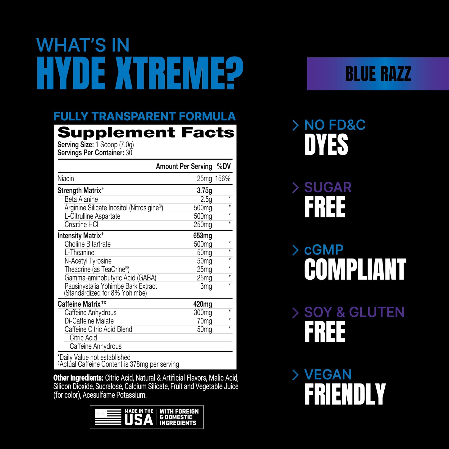 PROSUPPS Mr. Hyde Xtreme Pre-Workout Powder Energy Drink - Intense Sustained Energy PROSUPPSBuy Supplements Australia