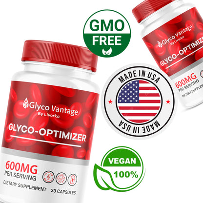 (3 Pack) Glyco Vantage Glyco Optimizer, Glyco Vantage, Glyco Vantage Capsules, Glyco Vantage Joint Optimizer, GlycoVantage Glyco Optimizer Pills, Glyco Vantage Support, 90 Capsules For 3 Months LIVORKABuy Supplements Australia
