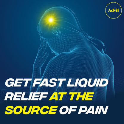 Advil Liqui-Gels Pain Reliever and Fever Reducer, Pain Medicine for Adults with Ibuprofen 200mg for Headache, Backache, Menstrual Pain and Joint Pain Relief - 50x2 Liquid Filled Capsules AdvilBuy Supplements Australia