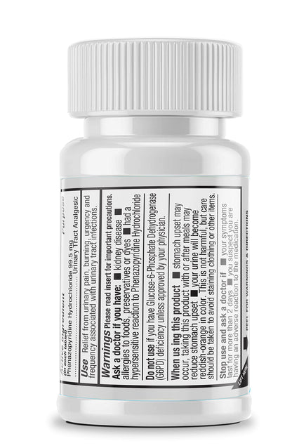 Safrel Urinary Pain Relief | UTI Relief | Fast Acting | Bladder Discomfort & Pain Relief | Phenazopyridine Hydrochloride 99.5mg (28 Count) SafrelBuy Supplements Australia