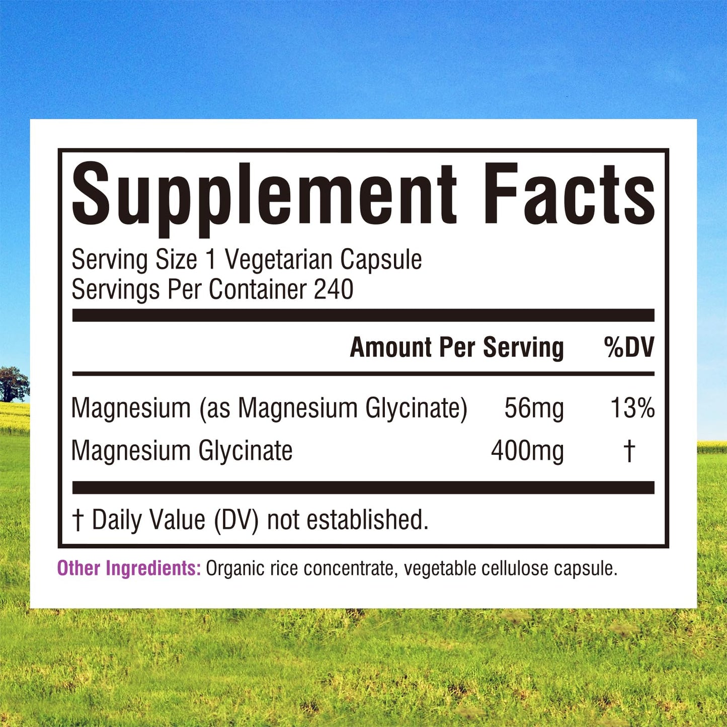 Innate Vitality Magnesium Glycinate 400mg, Non Buffered & High Absorption Magnesium Supplement for Sleep, Relaxation, Heart & Bone Health for Men & Women, Non-GMO, No Gluten, 240 Vegan Capsules Innate VitalityBuy Supplements Australia