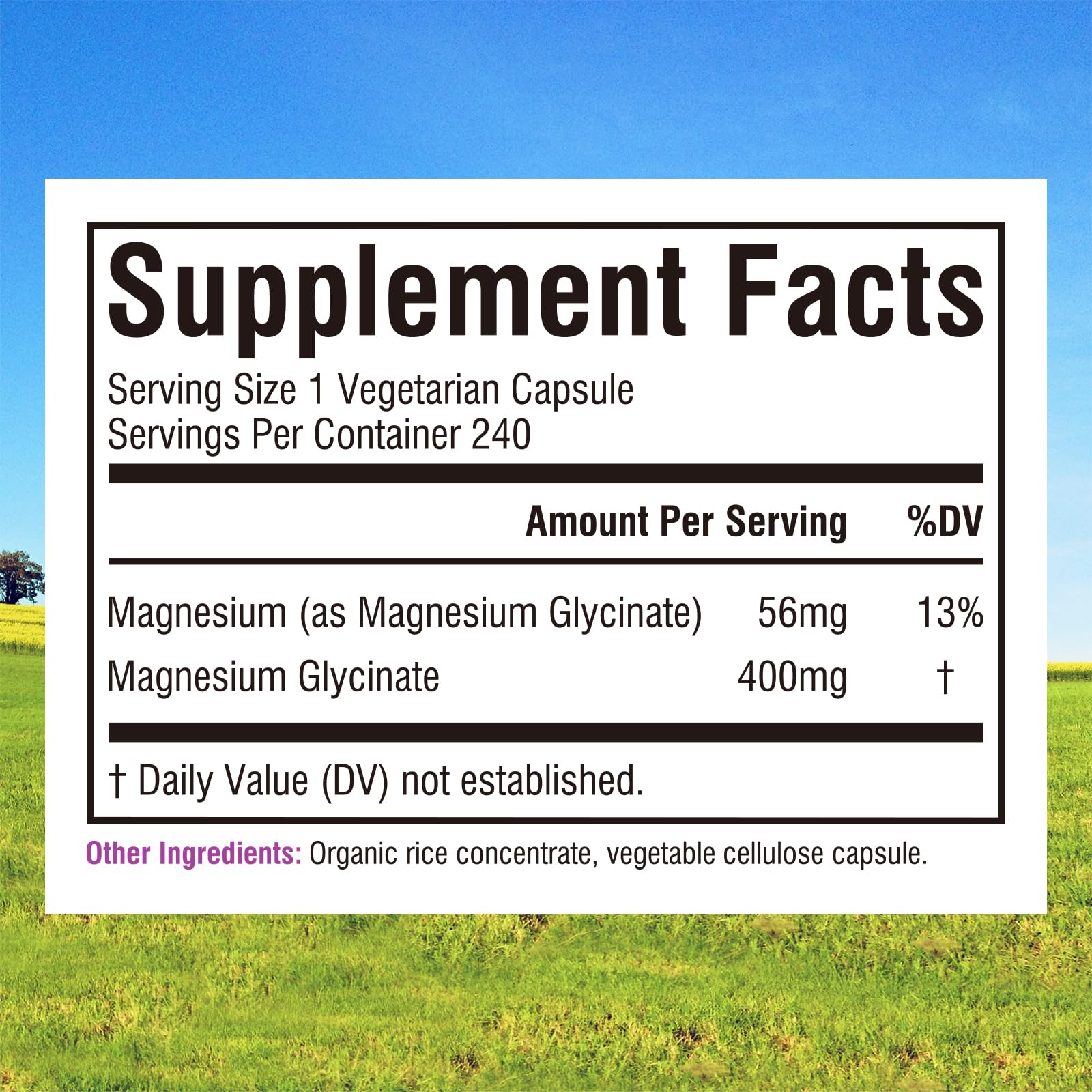 Innate Vitality Magnesium Glycinate 400mg, Non Buffered & High Absorption Magnesium Supplement for Sleep, Relaxation, Heart & Bone Health for Men & Women, Non-GMO, No Gluten, 240 Vegan Capsules Innate VitalityBuy Supplements Australia