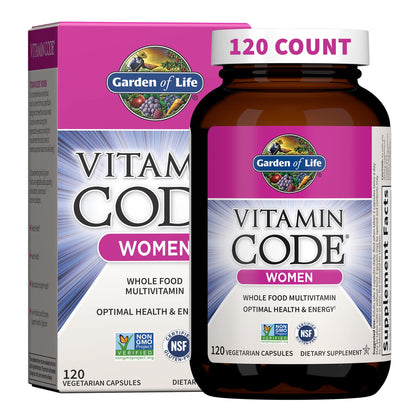 Garden of Life Multivitamin for Women, Vitamin Code Women's Multi - Whole Food Womens Multi Vitamins, Iron, Folate not Folic Acid Garden of LifeBuy Supplements Australia