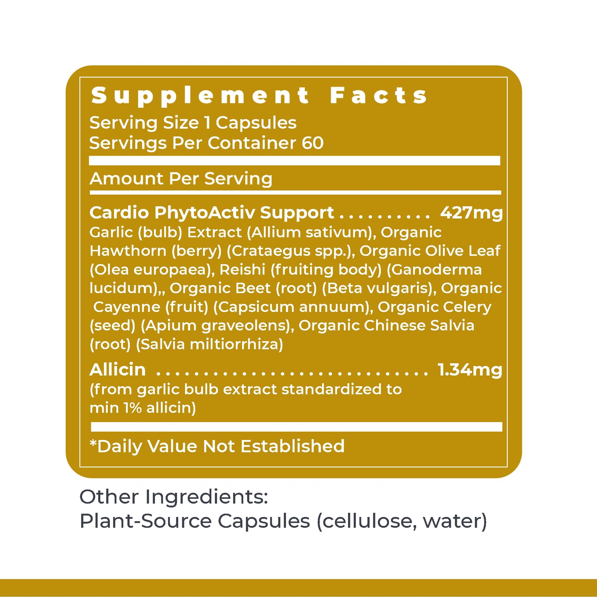 Premier Research Labs Premier BP Complex - Heart Health Supplements, BP Formula, Garlic Allicin Supplement, Natural Herbal BP Support Pills with Reishi & Cayenne Pepper - 60 Vegetarian Capsules Premier Research LabsBuy Supplements Australia