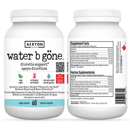 Water B Gone – Diuretic Pills for Women – Reduce Water Retention and Bloating – Find PMS Aeryon Ashlie WellnessBuy Supplements Australia