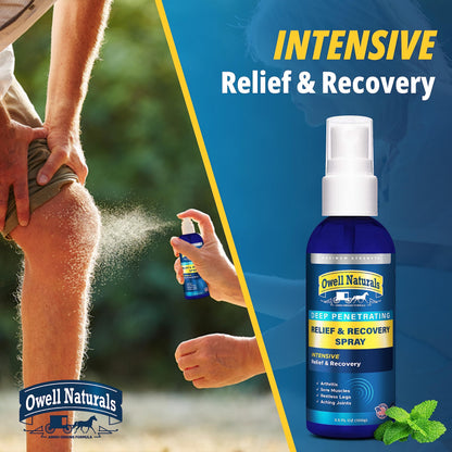 Amish Origins Deep Penetrating Pain Relief Liquid Spray - Fast-Acting, Natural Relief for Muscle Aches, Joint Pain, and Stiffness - 3.5 oz Spray Bottle Amish OriginsBuy Supplements Australia