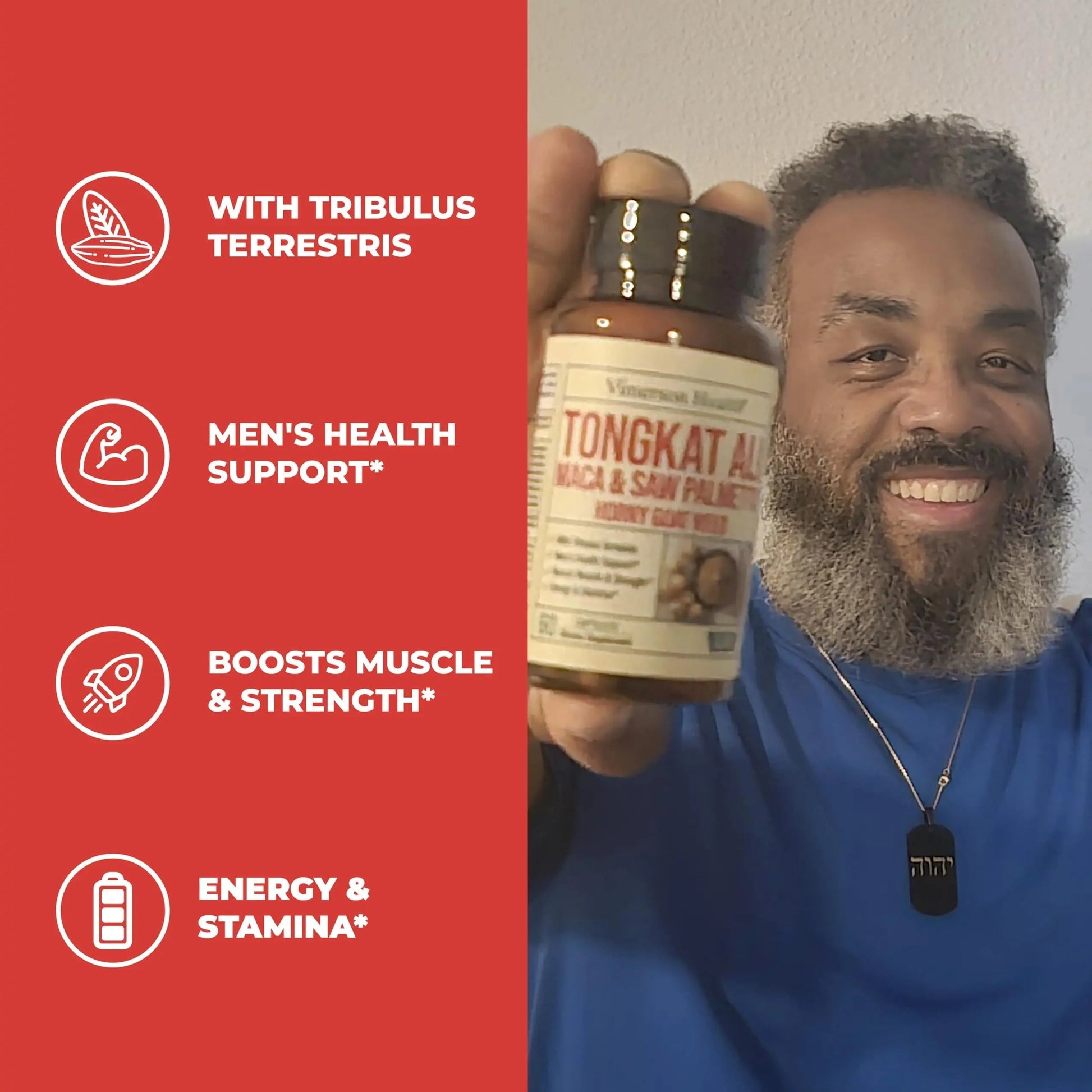Vimerson Health Multivitamin for Men & Tongkat Ali for Men with Horny Goat Weed, Maca Root Powder, Tribulus Terrestris, Saw Palmetto Extract Vimerson Health