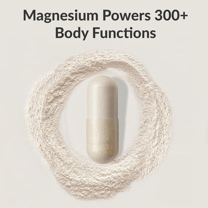 BIOptimizers Magnesium Breakthrough Supplement with 500mg - 7 Forms of Magnesium: Glycinate, Malate, Citrate, and More - Natural Support for Sleep and Cognitive Function -30 Capsules- Calming Vitamins BIOptimizersBuy Supplements Australia