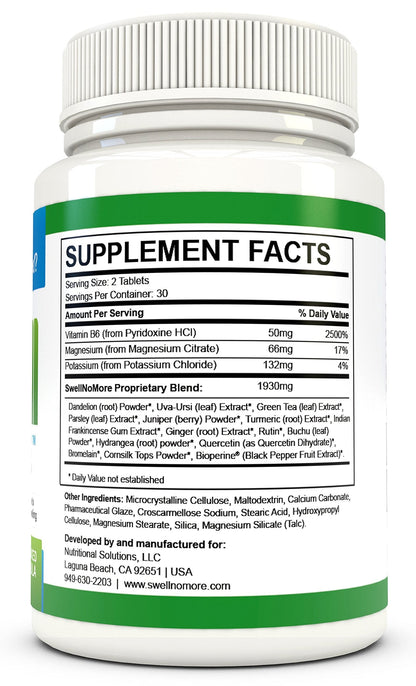 SwellNoMore Pill Natural Diuretic Reduces Edema Swelling, Swollen Feet swell no moreBuy Supplements Australia