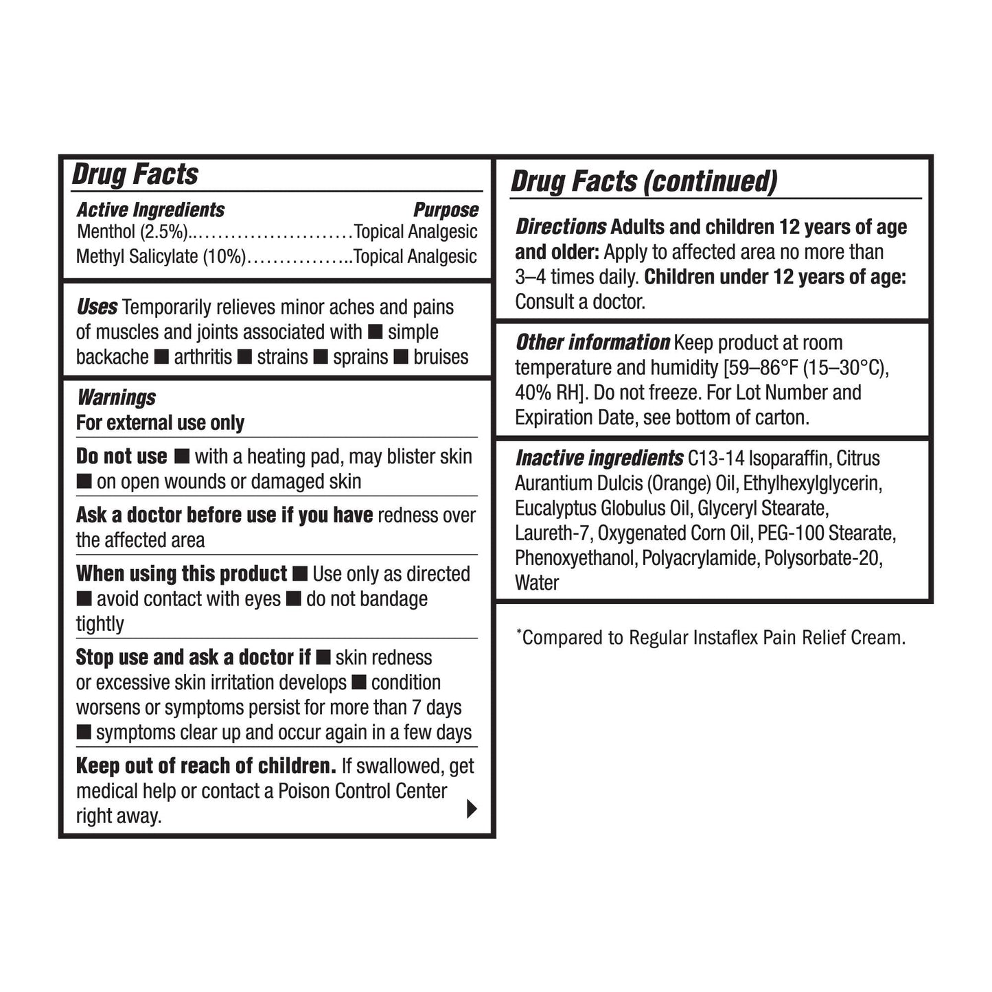 Healthy Directions Instaflex Extra Strength Pain Relief Cream, with 2X The Pain-Fighting Ingredients, Rubs Out Your Toughest Muscle & Joint Pain (2 oz) InstaflexBuy Supplements Australia