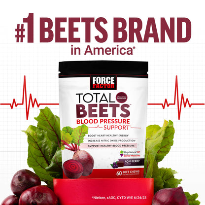 FORCE FACTOR Total Beets Blood Pressure Support Supplement, Beets Supplements Force FactorBuy Supplements Australia