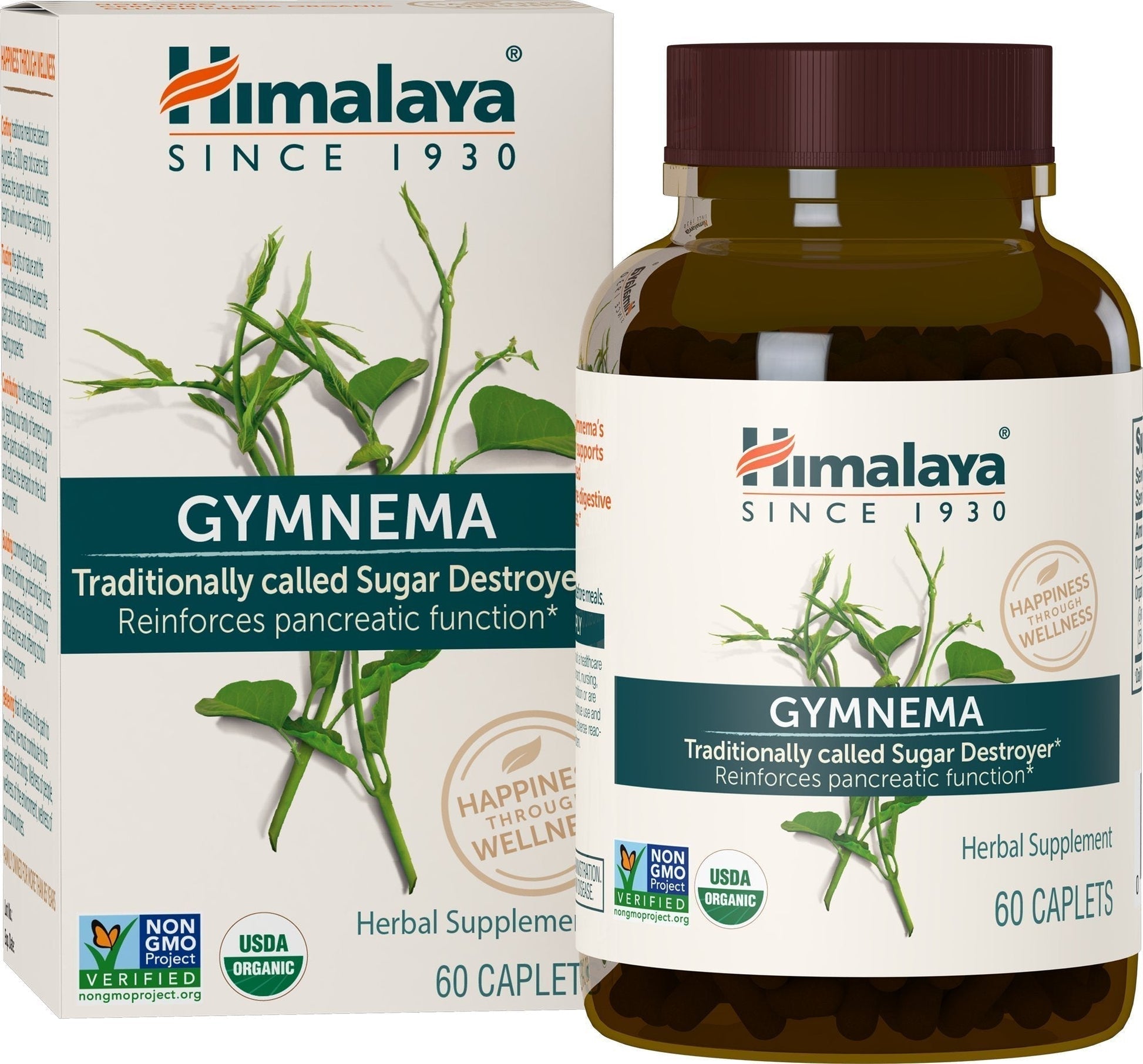 Himalaya Organic Gymnema Sylvestre for Glucose Metabolism, 700 mg HimalayaBuy Supplements Australia