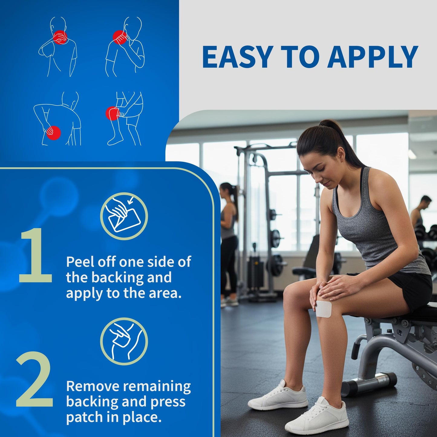 Pansolix Lidocaine Pain Relief Patches 4% | Topical Analgesic Patch | 10 x 14 cm | Skin Tone | Pack of 30 PansolixBuy Supplements Australia