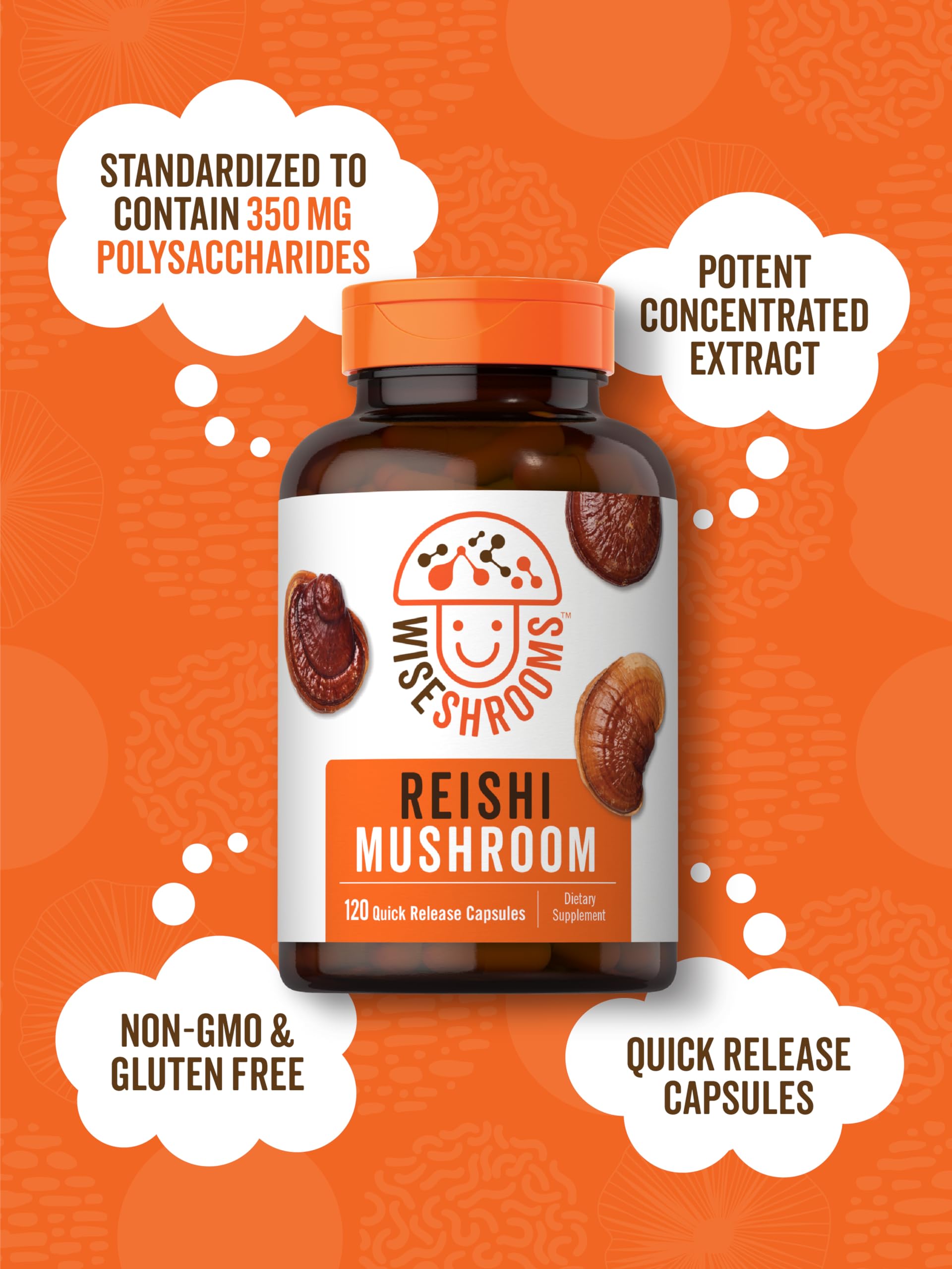 Carlyle Reishi Mushroom Capsules 5000 mg |120 Count | Non-GMO and Gluten Free Extract CarlyleBuy Supplements Australia