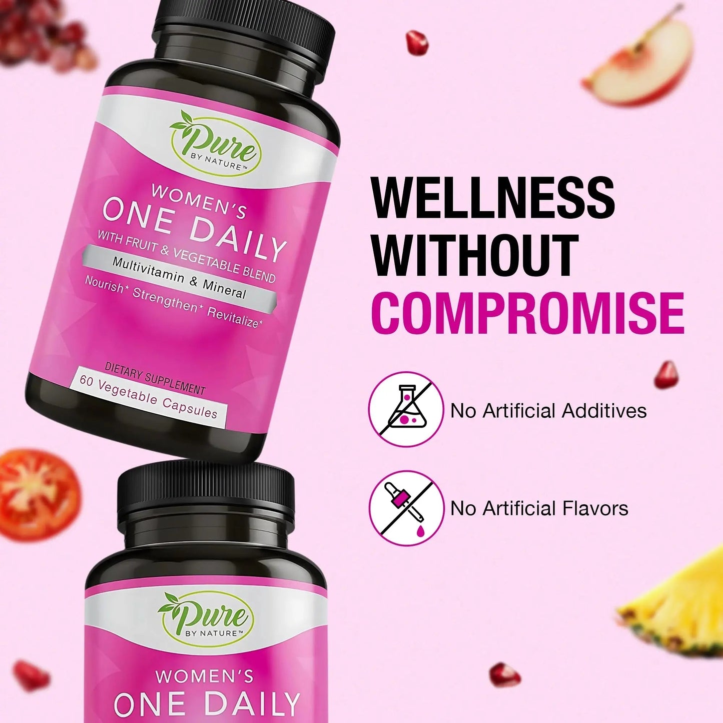 Pure By Nature One-Daily Multi-Vitamin for Women, 60 Count Pure By NatureBuy Supplements Australia