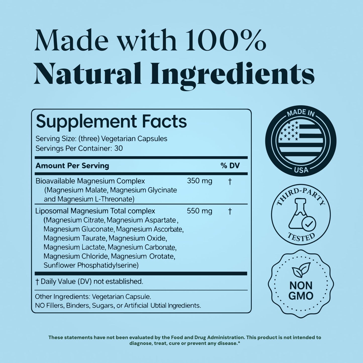 Magnesium Complex for Women & Men, 1000mg – MAGPLUS+ 13-in-1 Advanced Liposomal Ultra Formula – Glycinate, L-Threonate & Triple Magnesium Blend – Brain, Memory & Deep Sleep – 90 Capsules Plus+UltraBuy Supplements Australia