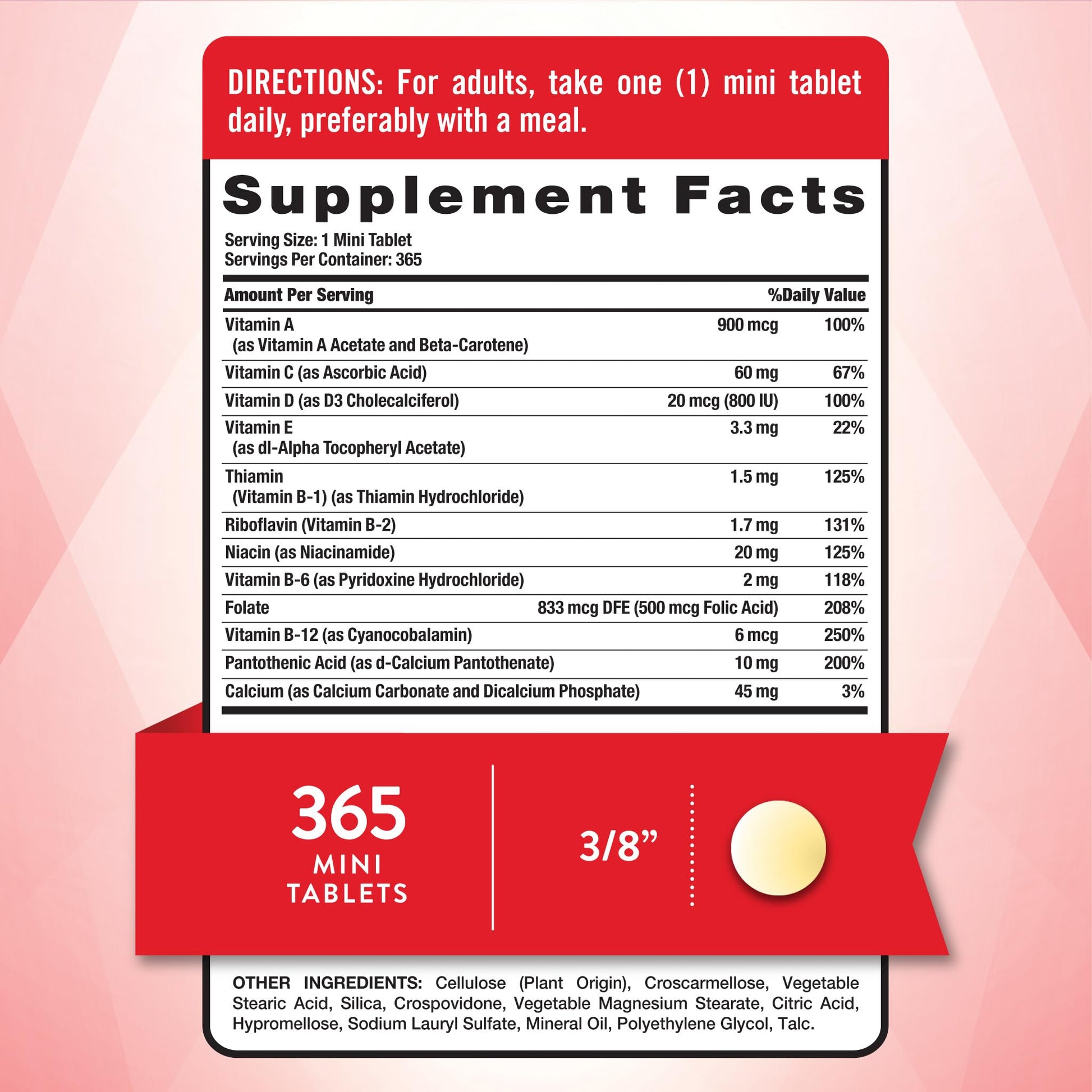 Nature's Truth One Daily Multivitamin for Men and Women | 365 Mini Tablets | Non-GMO & Gluten Free Supplement Nature's TruthBuy Supplements Australia