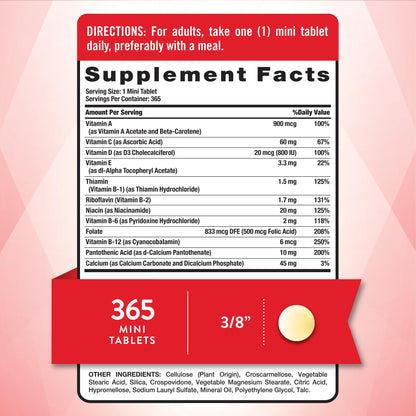 Nature's Truth One Daily Multivitamin for Men and Women | 365 Mini Tablets | Non-GMO & Gluten Free Supplement Nature's TruthBuy Supplements Australia