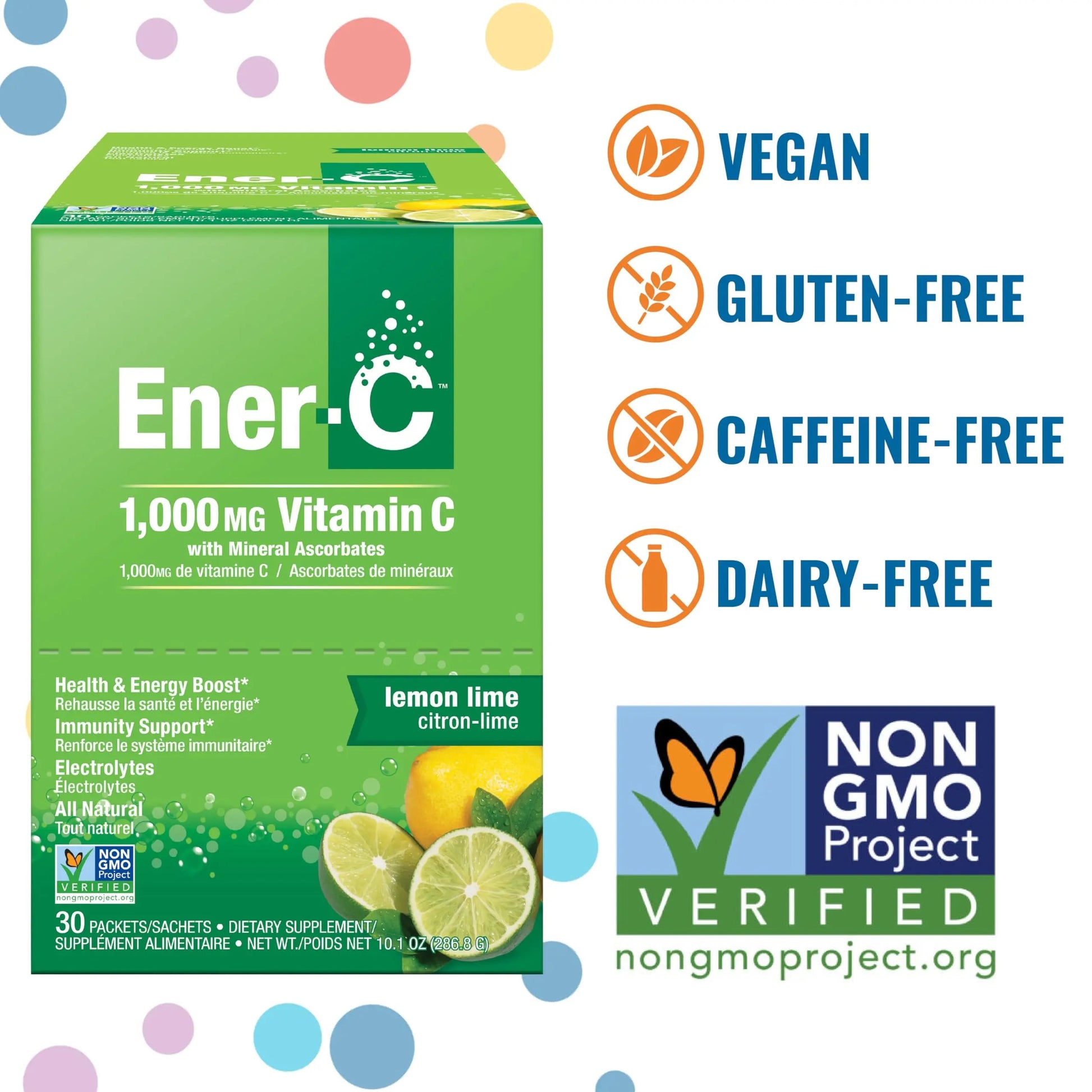 Ener-C Multivitamin Drink Mix - Vitamin Packets for Water, Electrolytes Powder Packets, Vitamin Drink Mix, Hydration Liquid Mix Ener-C