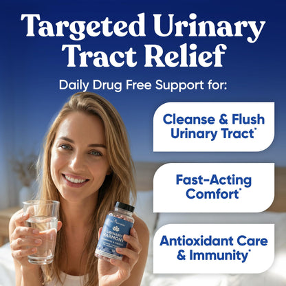 Eu Natural Urinary Harmony D-Mannose Supplement - Urinary Tract Health for Women - Fast-Acting Urinary Cleanse & Flush with Clinical-Strength D-Mannose & Hibiscus - 180 Capsules Eu NaturalBuy Supplements Australia