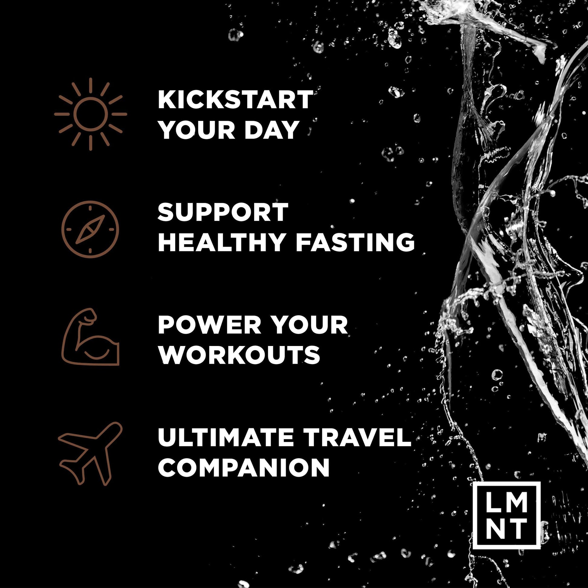 LMNT Zero-Sugar Electrolytes - Hot Chocolate Salt - Hydration Powder Packets Drink LMNTBuy Supplements Australia