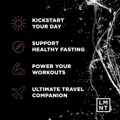 LMNT Zero-Sugar Electrolytes - Hot Chocolate Salt - Hydration Powder Packets Drink LMNTBuy Supplements Australia
