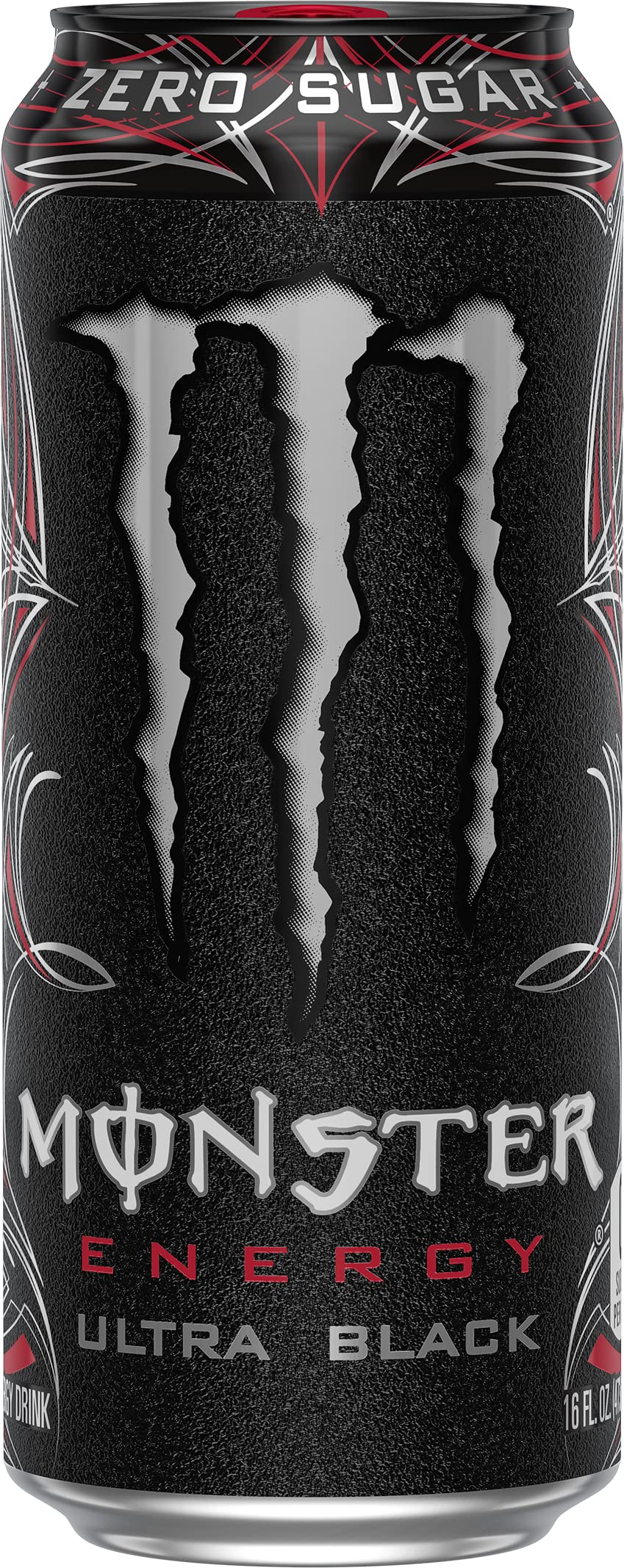 Monster Energy Ultra Black, Sugar Free Energy Drink, 16 Ounce (Pack of 15) Monster EnergyBuy Supplements Australia