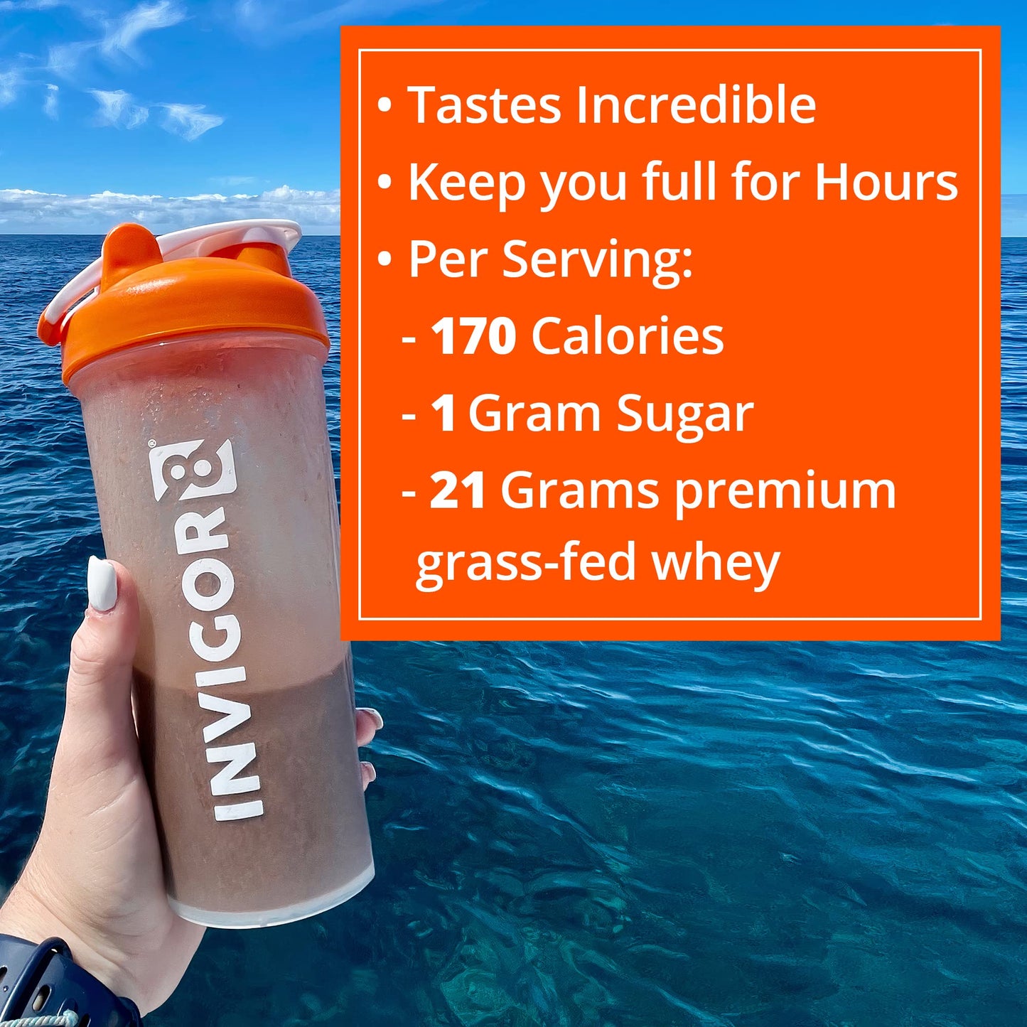 INVIGOR8 Superfood Shake (Chocolate Brownie) with Immunity Boosters - Gluten INVIGOR8Buy Supplements Australia