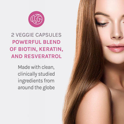 Reserveage Ultra Collagen Booster & Keratin Hair Booster - Features Dermaval, Biotin & Resveratrol - Support Hair & Skin - 90 Ultra Collagen Booster Capsules, 120 Keratin Hair Booster Capsules Reserveage NutritionBuy Supplements Australia