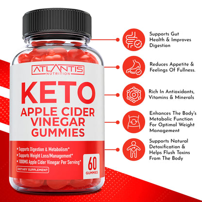 Keto ACV Gummies for Weight Loss - Apple Cider Vinegar Keto ACV Gummies Formulated Atlantis NutritionBuy Supplements Australia