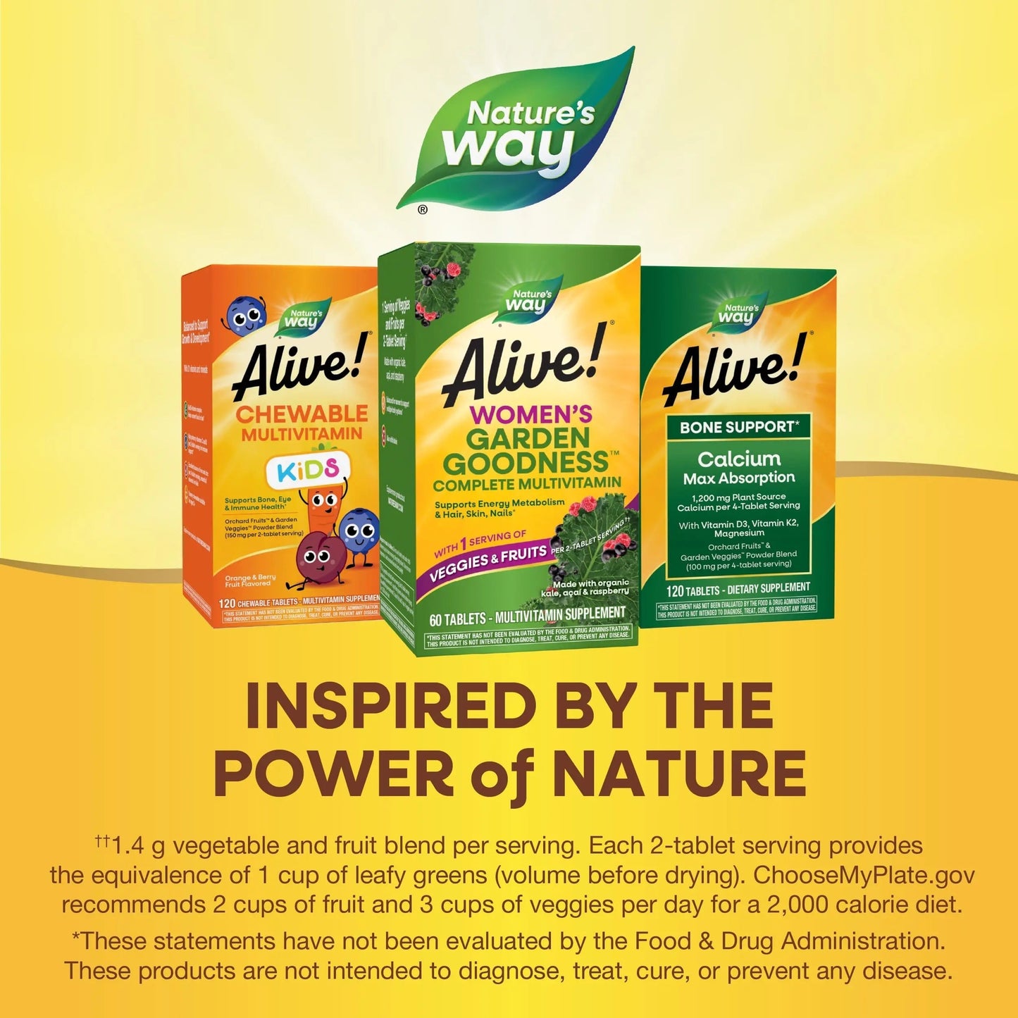 Nature's Way Alive! Garden Goodness Multivitamin for Women, High Potency B-Vitamins to Support Cellular Energy Nature's WayBuy Supplements Australia