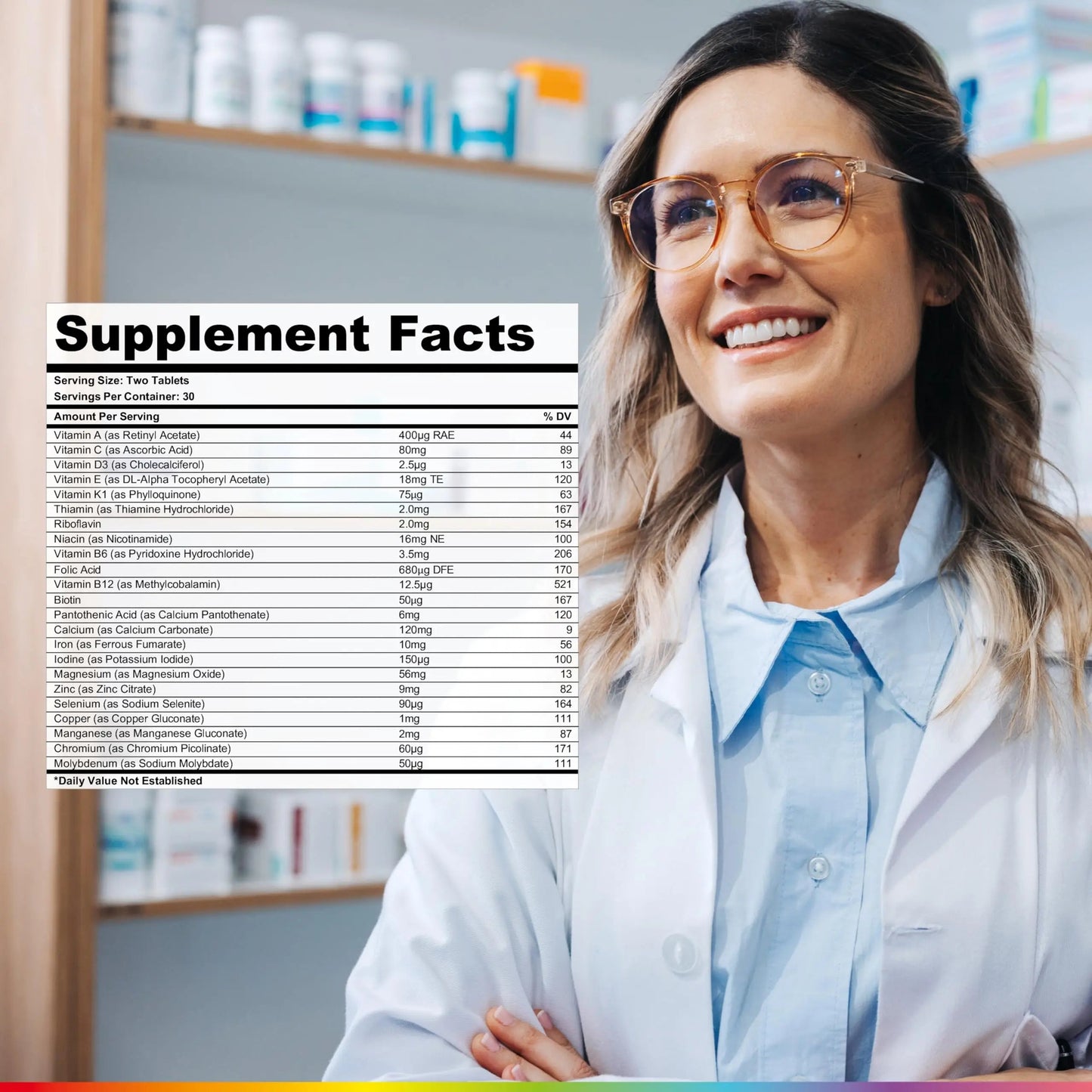 Health & Her Multivitamin for Women with Monthly Natural Cycles - Supplements for Women - Nutrition and Wellbeing Support for Menstrual Cycle Health and HerBuy Supplements Australia