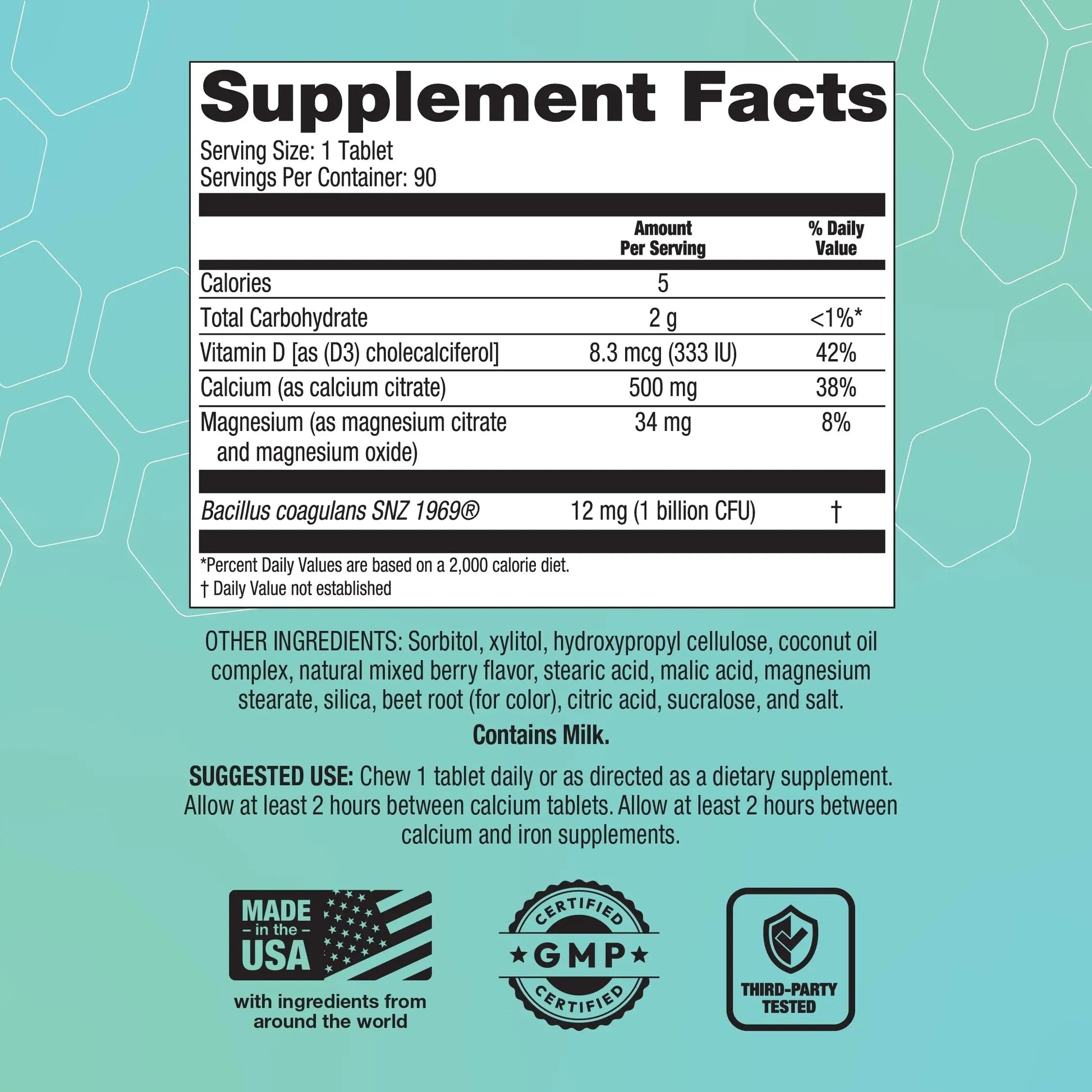 Bariatric Choice Multivitamin & Calcium Bundle (1-Month Supply) | 45mg Iron Multivitamin + 500mg Calcium Citrate with D3 & Probiotics | Bariatric Choice