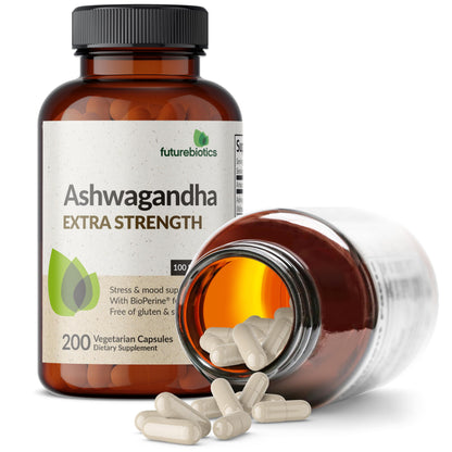 Futurebiotics Ashwagandha Extra Strength Stress & Mood Support with BioPerine FuturebioticsBuy Supplements Australia