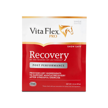 Vita Flex Pro Recovery by the Makers of Lactanase, Post Performance Horse Supplements 40 g, Show Safe Muscle Recovery Supplements, Amino Acids for Horses, Strength & Joint Health Vita FlexBuy Supplements Australia