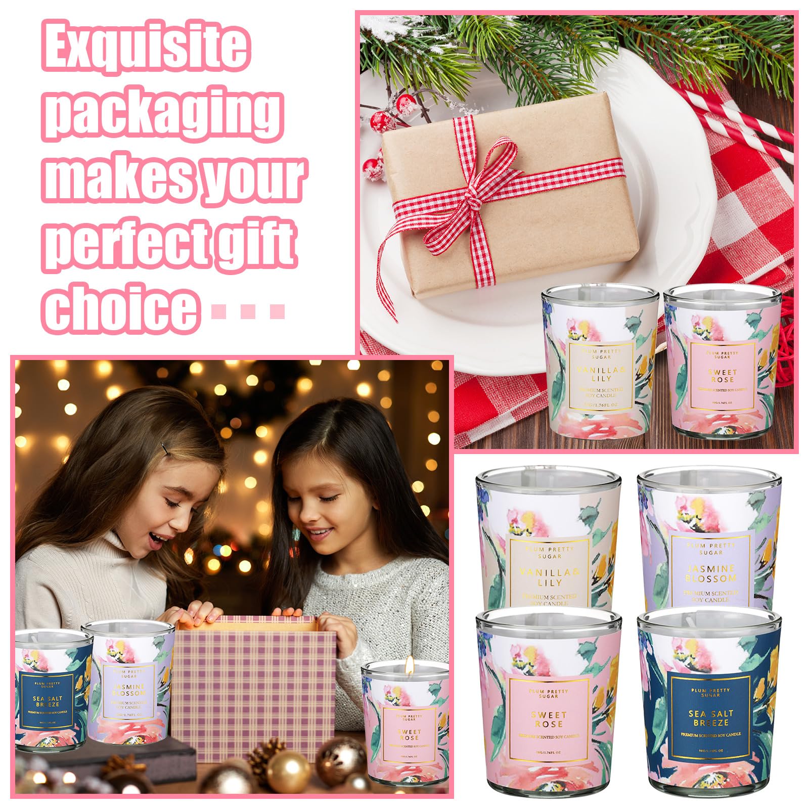 MTLEE 24 Pcs Candles for Home Scented Candle Gifts for Women Bulk 8 Long Lasting Aromatherapy Jar MTLEEBuy Supplements Australia