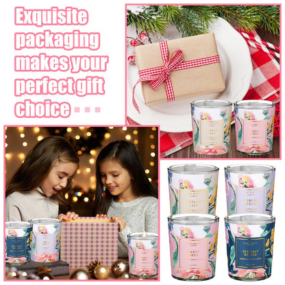 MTLEE 24 Pcs Candles for Home Scented Candle Gifts for Women Bulk 8 Long Lasting Aromatherapy Jar MTLEEBuy Supplements Australia