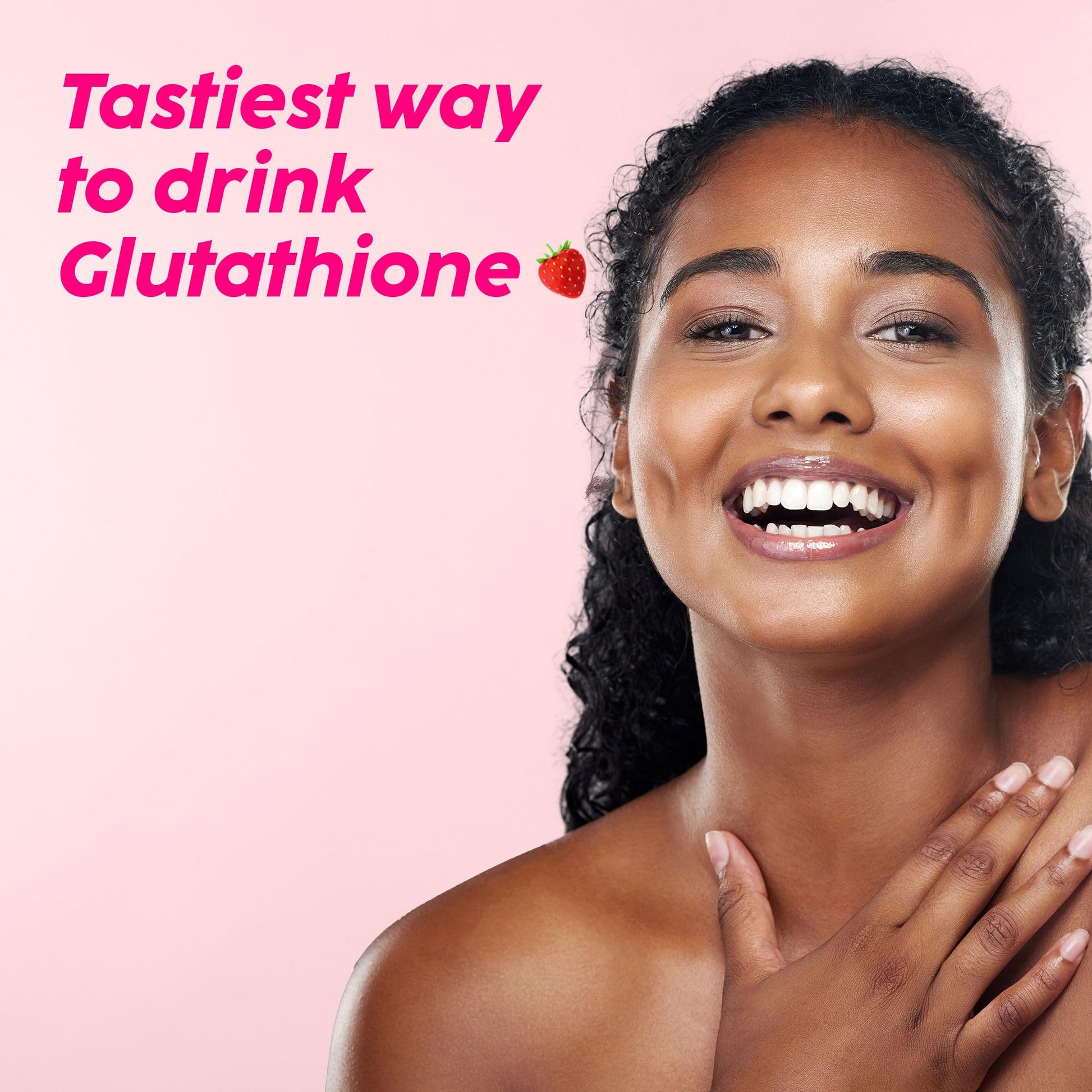 PLIX Glowy Skin 500mg Glutathione Supplement with Hyaluronic Acid, Vitamin C, E & Berries | 30 Effervescent Tablets, Strawberry Flavor PLIX - THE PLANT FIXBuy Supplements Australia