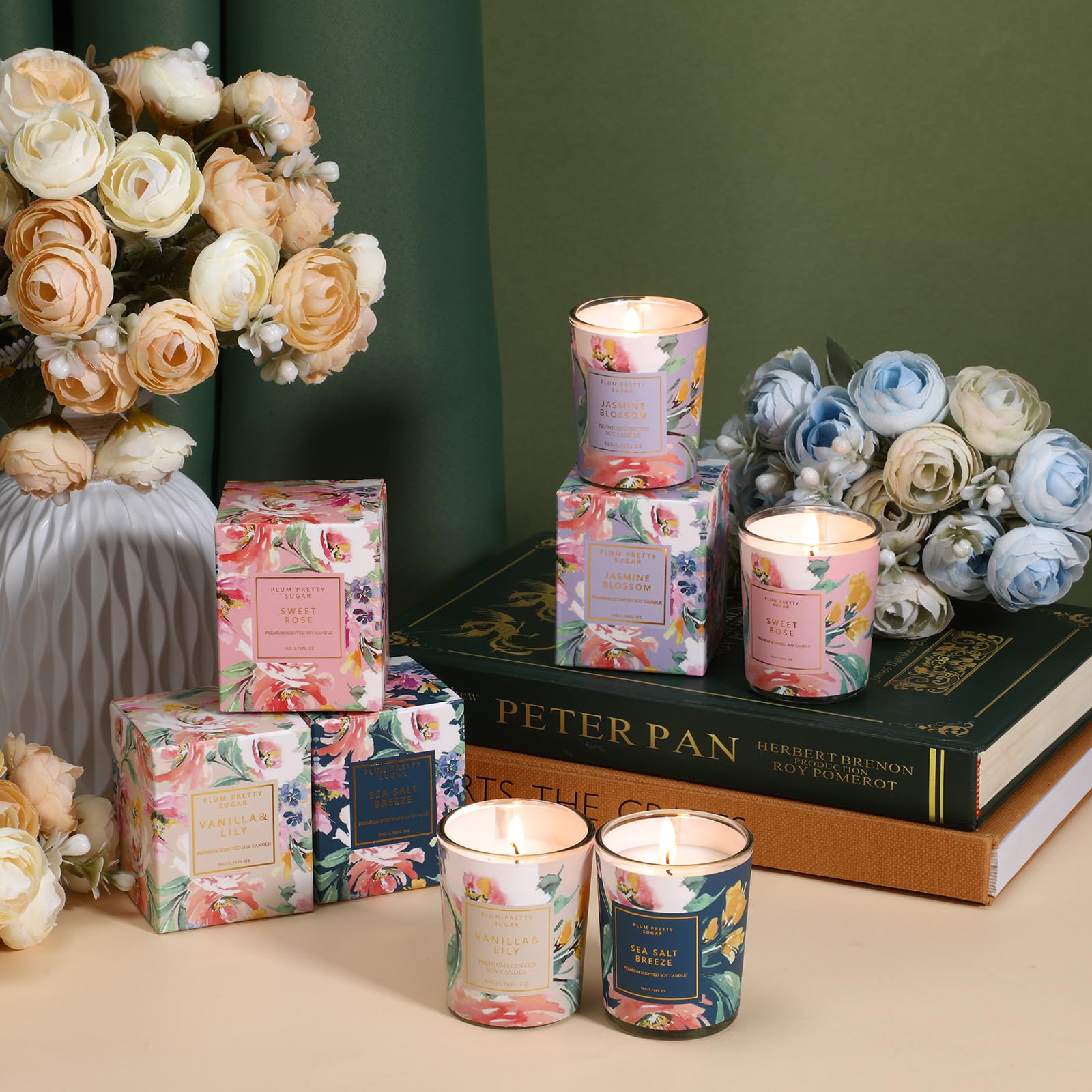 MTLEE 24 Pcs Candles for Home Scented Candle Gifts for Women Bulk 8 Long Lasting Aromatherapy Jar MTLEEBuy Supplements Australia