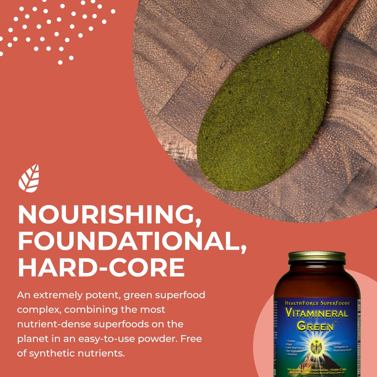 HEALTHFORCE SUPERFOODS Vitamineral Green - Mineral Supplement for Immune & Thyroid Support - Green Powder Supplement with Ingredients from The Land - Gluten-Free & Vegan - 500 Grams HEALTHFORCE SUPERFOODSBuy Supplements Australia