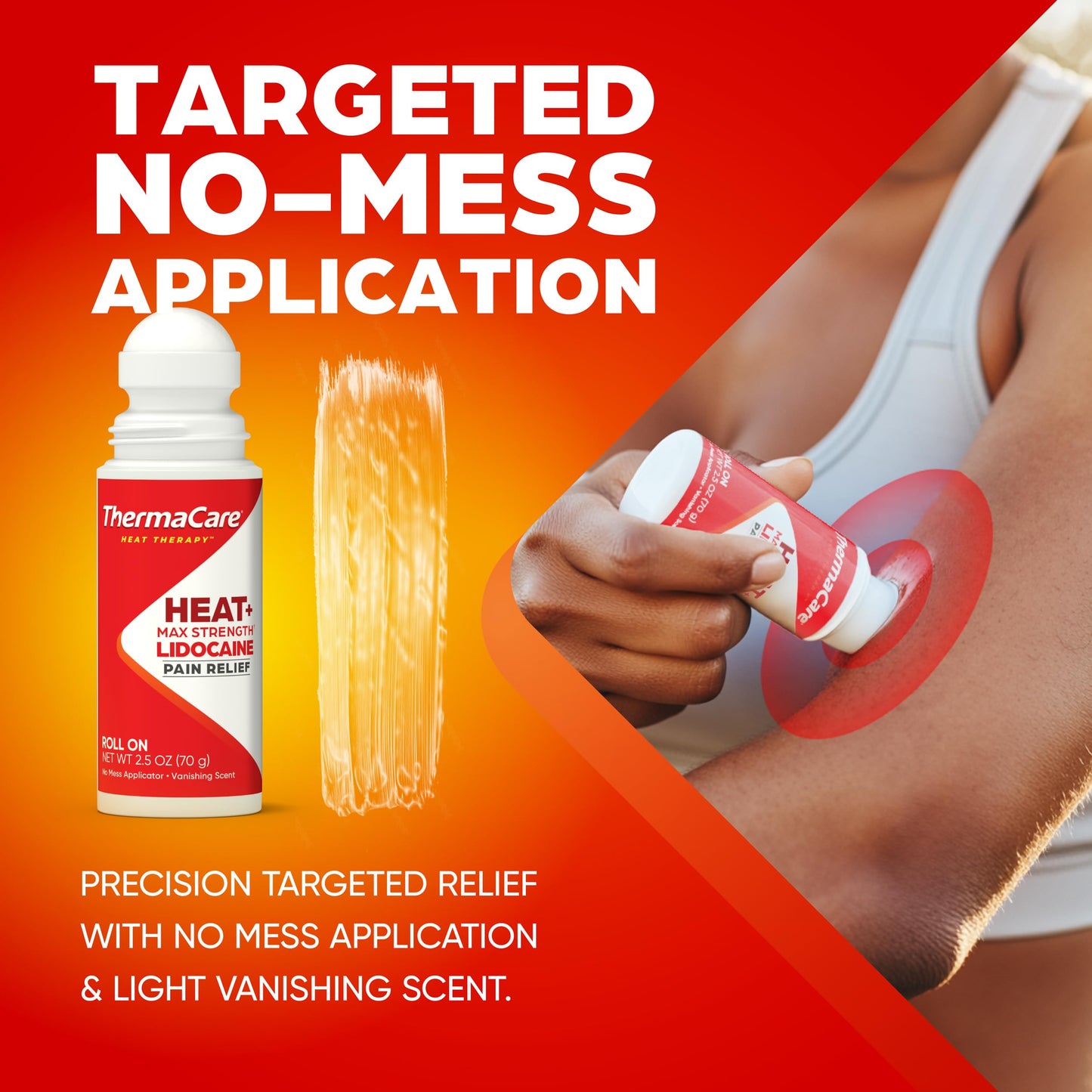 ThermaCare Heat + Max Strength 4% Lidocaine Roll-On - Dual Action Pain Relief with Patented Heatwave Technology - Targeted No-Mess Relief for Back, Neck, Muscles, & Joints ThermaCareBuy Supplements Australia