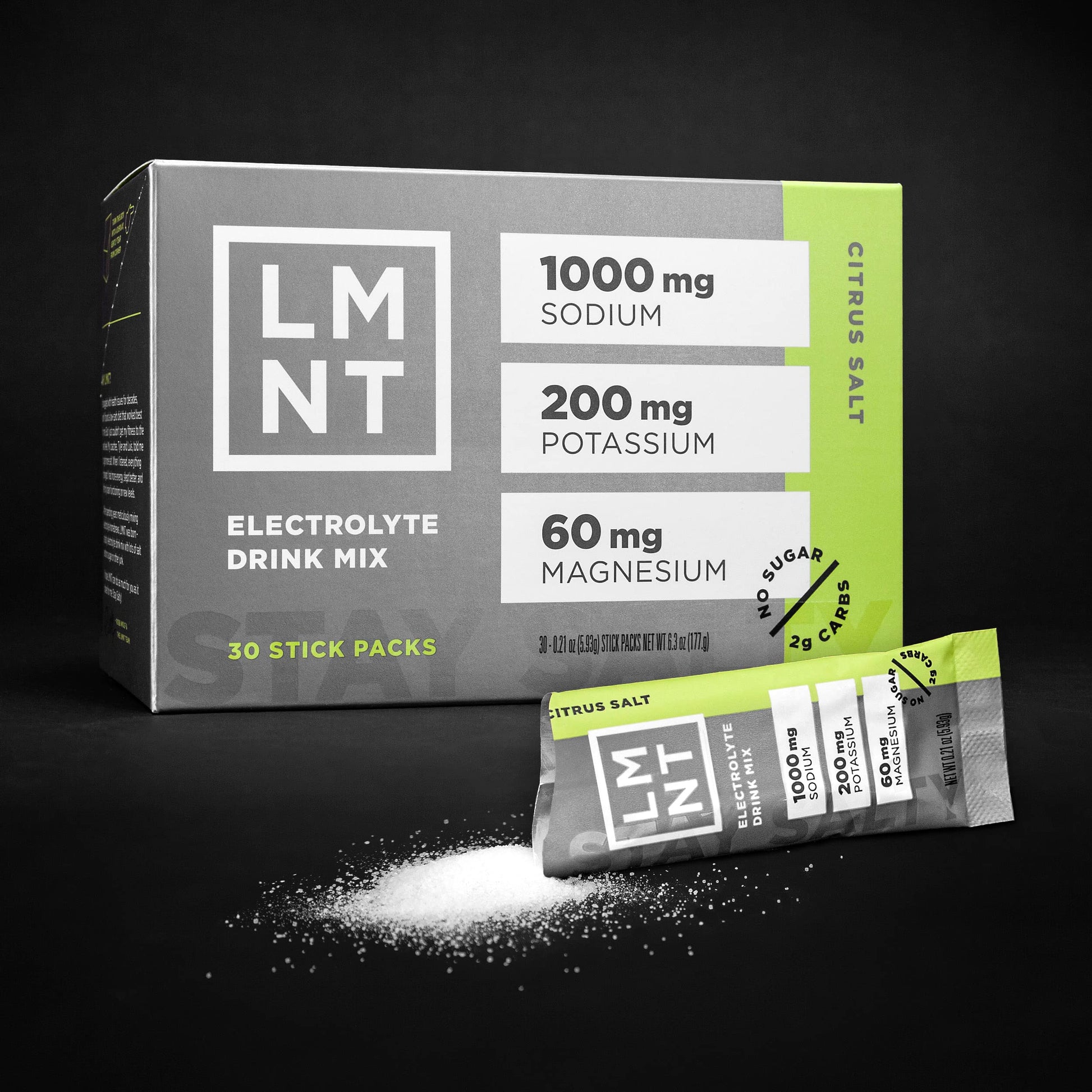 LMNT Zero-Sugar Electrolytes - Citrus Salt - Hydration Powder Packets | No Dodgy Ingredie Drink LMNTBuy Supplements Australia