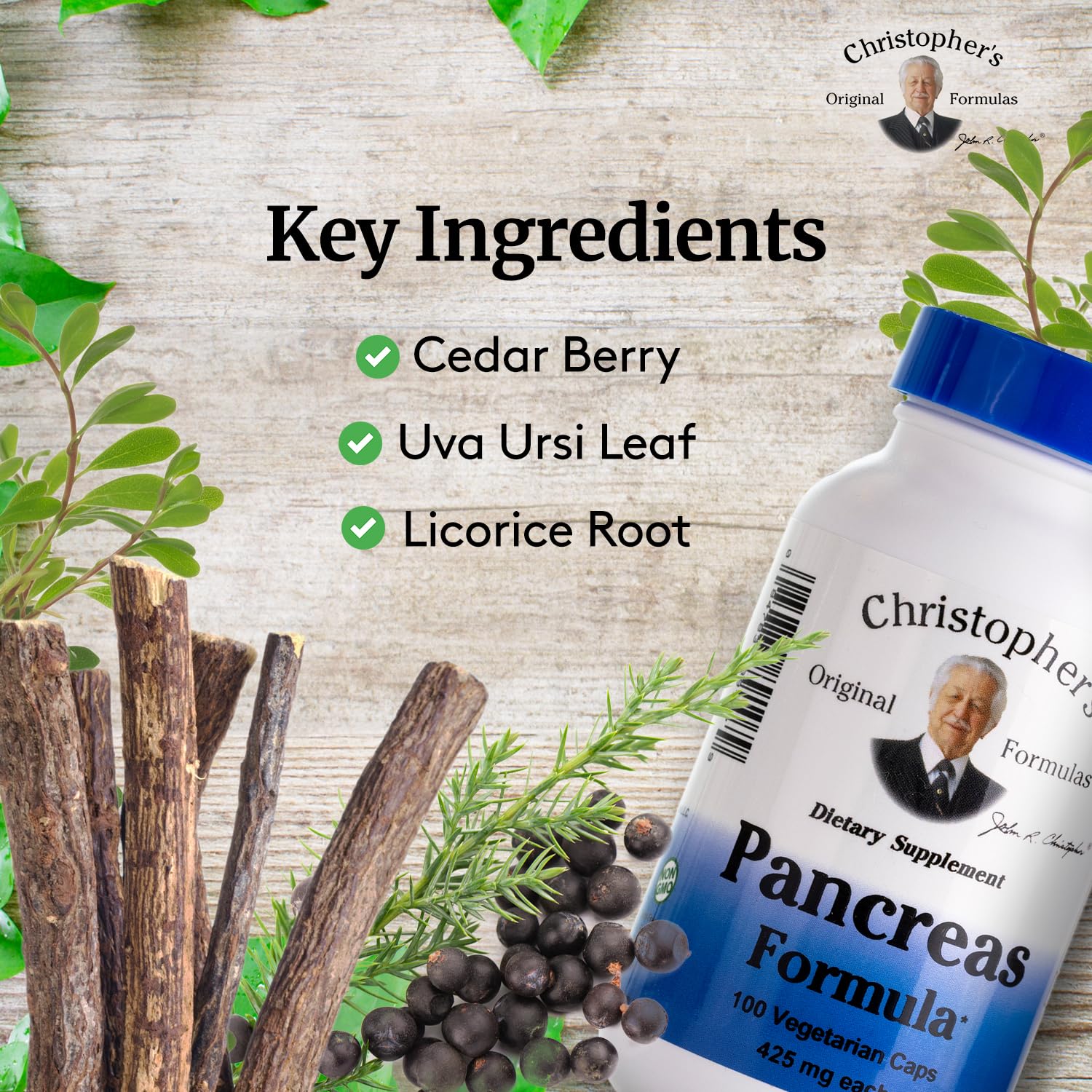 Christopher's Original Formulas Pancreas Formula - Pancreas Cleanse Detox & Repair - Probiotics for Digestive Health Christopher's Original FormulasBuy Supplements Australia