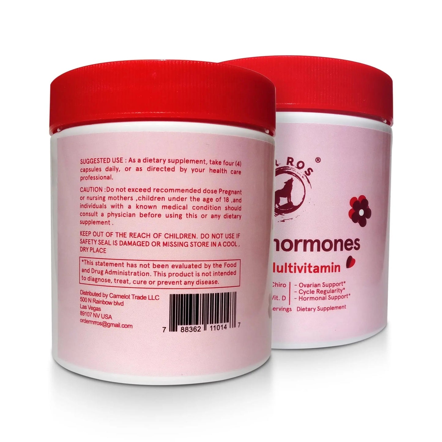 Mr Ros PCOS Multivitamin for Women – Happy Hormones Formula – Myo & D-Chiro Inositol 40:1, Omega-3, Vitamin D3, Zinc & Magnesium Mr Ros